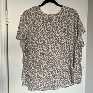 Old Navy Leopard print shirt. XXL